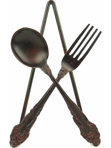 Anticline Uchwyt w kolorze brązowym na książkę kucharską - 12 x 20 x 6 cm