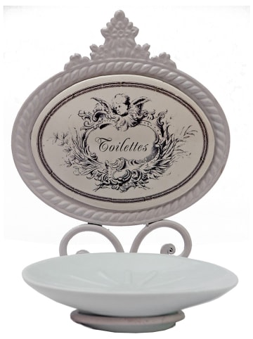 Anticline Zeepschaaltje crème - (B)14 x (H)20 x (D)11 cm