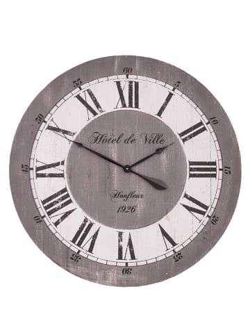 Anticline Wandklok grijs/wit - Ø 85 cm