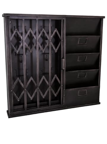 Anticline Schlüssel- und Briefhalter in Braun - (B)66 x (H)61,5 x (T)9 cm