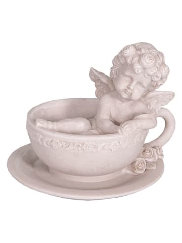 Anticline Dekoobjekt in Weiß - (H)8 cm