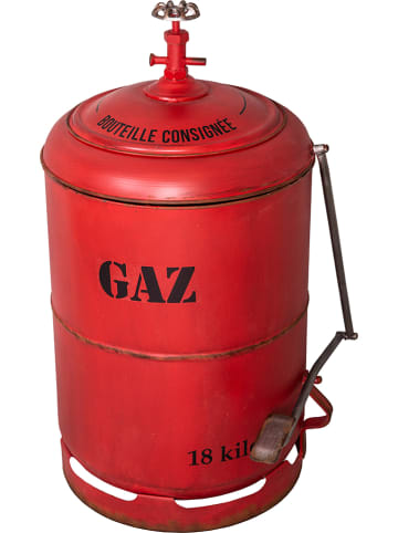 Anticline Kosz w kolorze czerwonym na śmieci - wys. 56 x Ø 30 cm