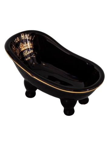 Anticline Zeepschaaltje zwart - (B)7,5 x (H)7,5 x (D)14,5 cm