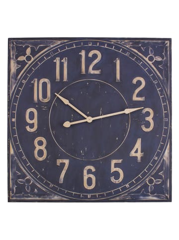 Anticline Wanduhr in Dunkelblau - Ø 100 cm