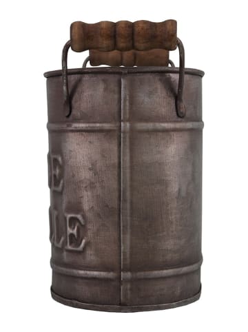 Anticline Aufbewahrungskorb in Grau - (B)15 x (H)14 x (T)8,5 cm