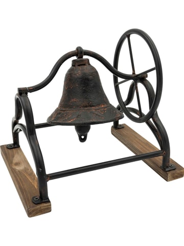 Anticline Dekoracja w kolorze czarno-brązowym - 23 x 20,5 cm