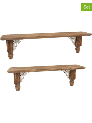 Anticline 2-delige set: wandmeubels lichtbruin