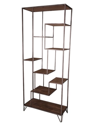 Anticline Standregal in Braun - (B)72 x (H)170 x (T)33,5 cm