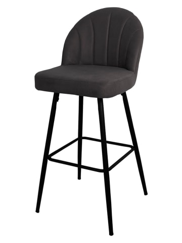 Anticline Hocker in Anthrazit - (B)43 x (H)107 x (T)50 cm