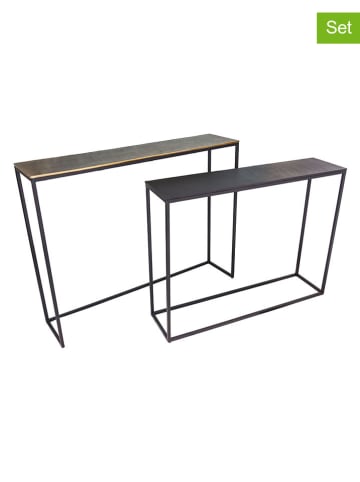 Anticline 2er-Set: Konsolen in Grau/ Schwarz