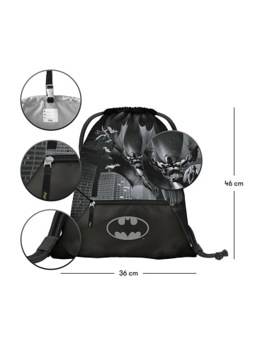 BAAGL Worek sportowy "Batman Dark City" w kolorze czarnym