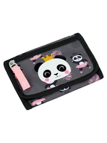 BAAGL Portfel "Panda" w kolorze jasnoróżowo-szarym