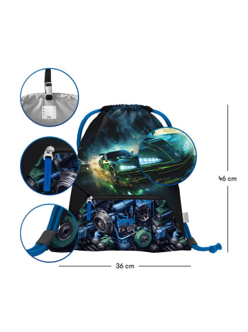 BAAGL Sportbuidel "Racing Car" antraciet