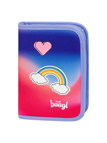 BAAGL Federmäppchen "Rainbow" in Lila/ Pink