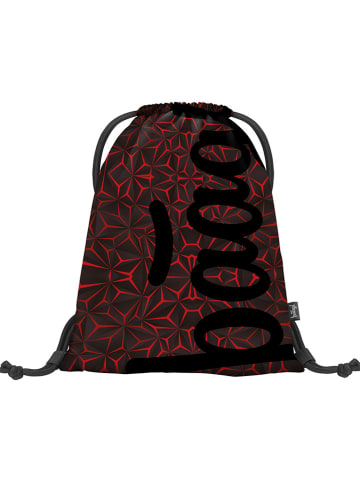 BAAGL Worek sportowy "Red Polygon" w kolorze czarnym