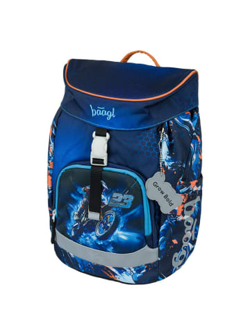 BAAGL Schooltas "Airy Motor Bike" blauw