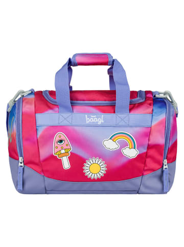 BAAGL Torba sportowa "Rainbow" w kolorze czerwono-fioletowym