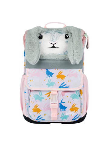 BAAGL Schulranzen "Zippy Bunny" in Grau/ Rosa