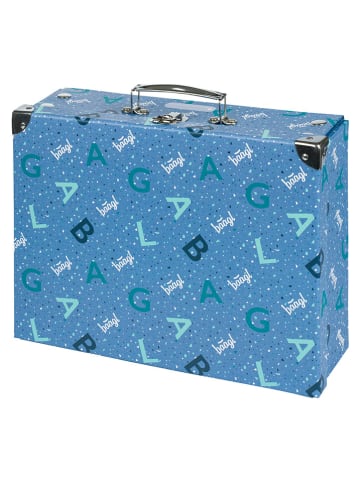 BAAGL Aufbewahrungskoffer "Logo" in Blau - (L)32,5 x (B)10,5 x (H)26 cm