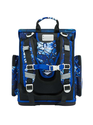 BAAGL Tornister "Ergo Robots" w kolorze czarnym