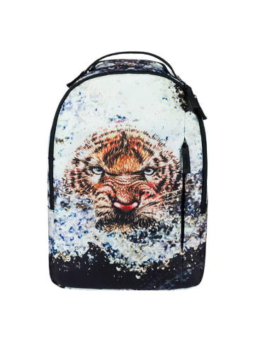 BAAGL Rugzak "eARTh Tiger by Lukero" zwart