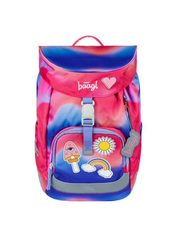 BAAGL Schulranzen "Airy Rainbow" in Rot/ Blau