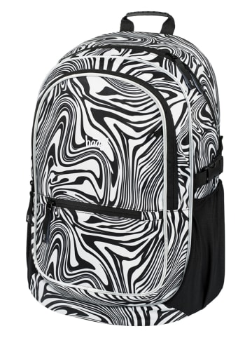 BAAGL Schooltas "Core" wit/zwart - (L)29 x (B)20 x (H)43 cm