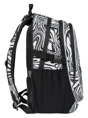 BAAGL Schooltas "Core" wit/zwart - (L)29 x (B)20 x (H)43 cm