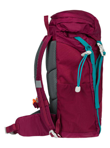 BAAGL Plecak outdoorowy "Tracker Roj" w kolorze różowo-turkusowym - 26 x 13 x 42 cm