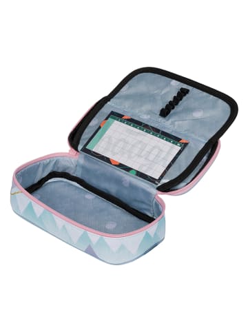 BAAGL Schlamperetui "Skate Moon" in Hellblau/ Rosa