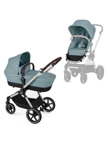 Cybex Wózek 2w1 "Eos Lux" w kolorze błękitnym