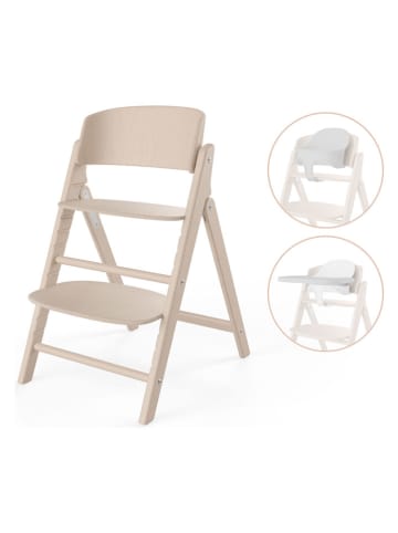 Cybex Krzesełko 3w1 "Click&Fold" w kolorze beżowo-białym do karmienia