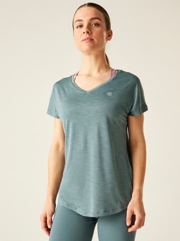 Dare 2b Koszulka sportowa "Vigilant Tee" w kolorze zielonym