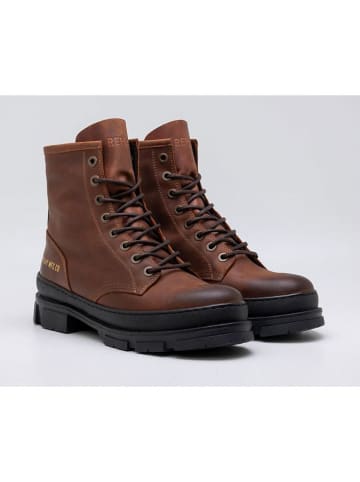 Replay Leren boots lichtbruin