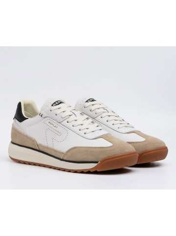 Replay Leren sneakers wit/beige