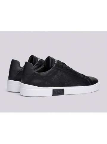 Replay Leren sneakers zwart