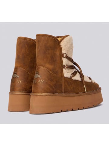 Replay Winterboots in Hellbraun/ Beige