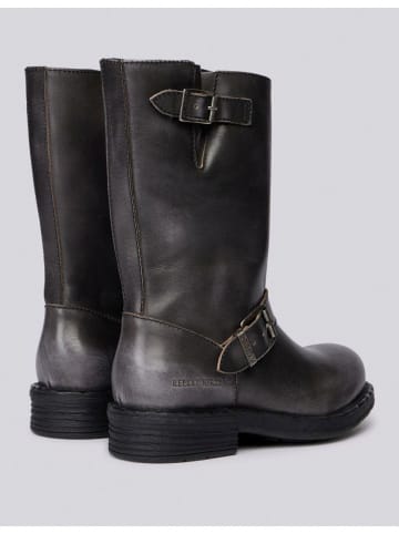 Replay Leder-Boots in Schwarz/ Anthrazit