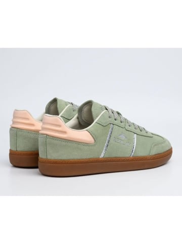 Replay Leder-Sneakers in Grün