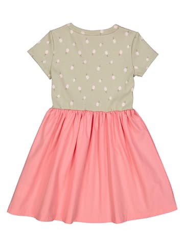 müsli Kleid in Khaki/ Rosa