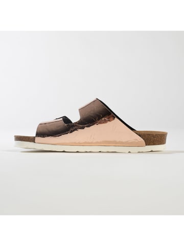 BACKSUN Pantoletten "Bali" in Gold