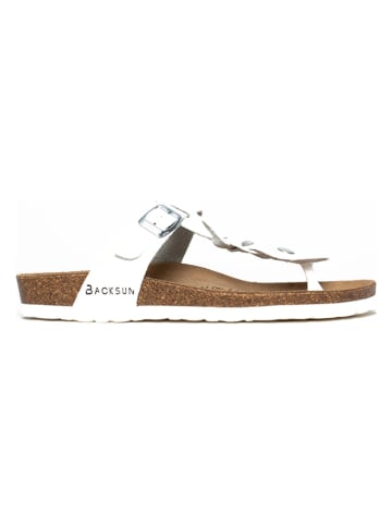 BACKSUN Japonki w kolorze białym