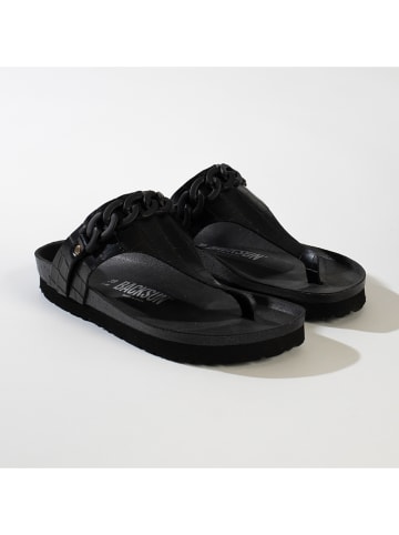 BACKSUN Zehentrenner "Carlita" in Schwarz