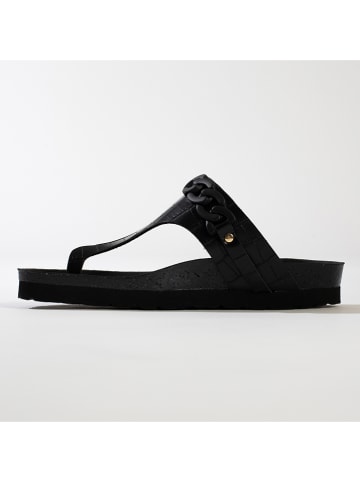 BACKSUN Zehentrenner "Carlita" in Schwarz