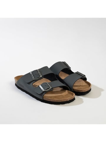 BACKSUN Pantoletten in Grau