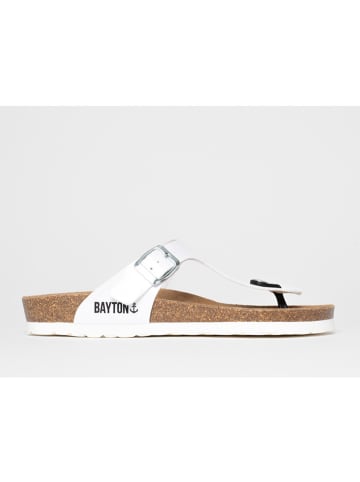 BAYTON Japonki "Mercure" w kolorze białym