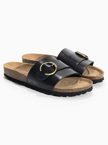 BAYTON Pantoletten "Orense" in Schwarz
