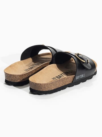 BAYTON Pantoletten "Orense" in Schwarz