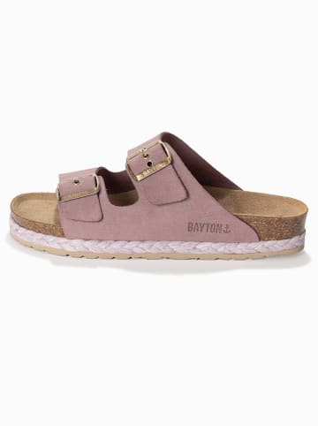BAYTON Leder-Pantoletten "Atlas" in Rosa