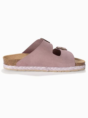BAYTON Leder-Pantoletten "Atlas" in Rosa